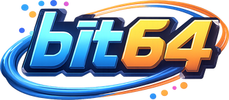 bit 64 লাল গেমিং লোগো